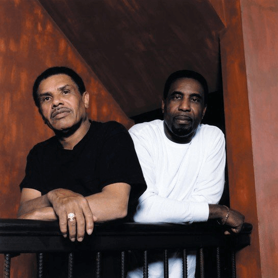 Studio one recording artist Winston Francis and AJ Franklin Reggae singers portrait photography